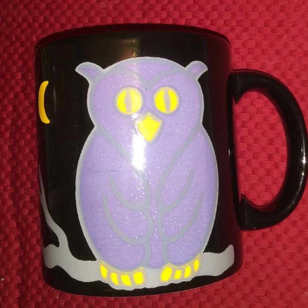 WAECHTERSBACH Germany Halloween Owl In The Moonlight Mug NEW